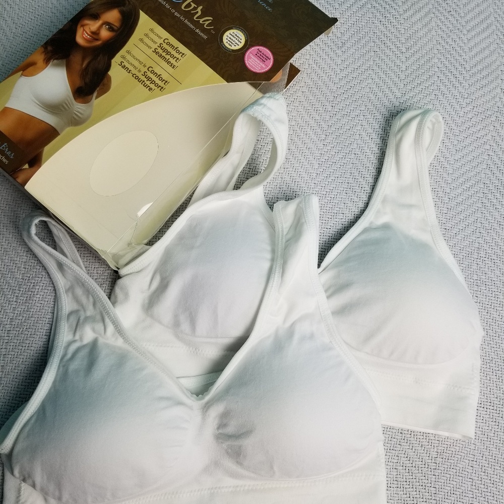 Genie Bra 2 Pk White